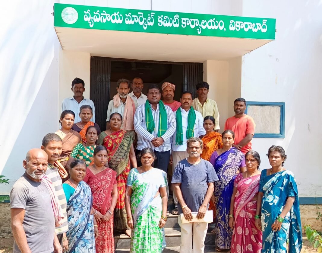 హమాలీల భద్రత మా బాధ్యత – వికారాబాద్,ఎ ,ఎం సి చైర్మన్ శ్రీనివాస్ ముదిరాజ్