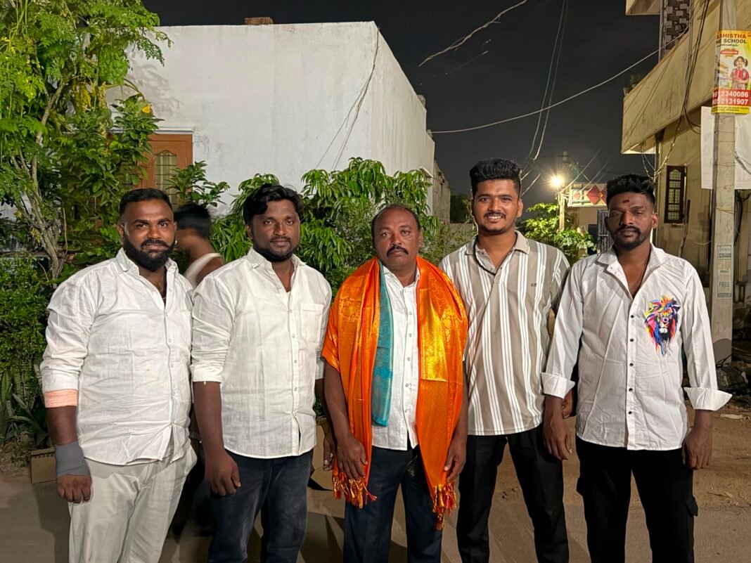 చెంగిచర్లలో ఘనంగా గాంధీనగర్ కాలనీ ప్రెసిడెంట్ శంకర్ జన్మదిన వేడుకలు