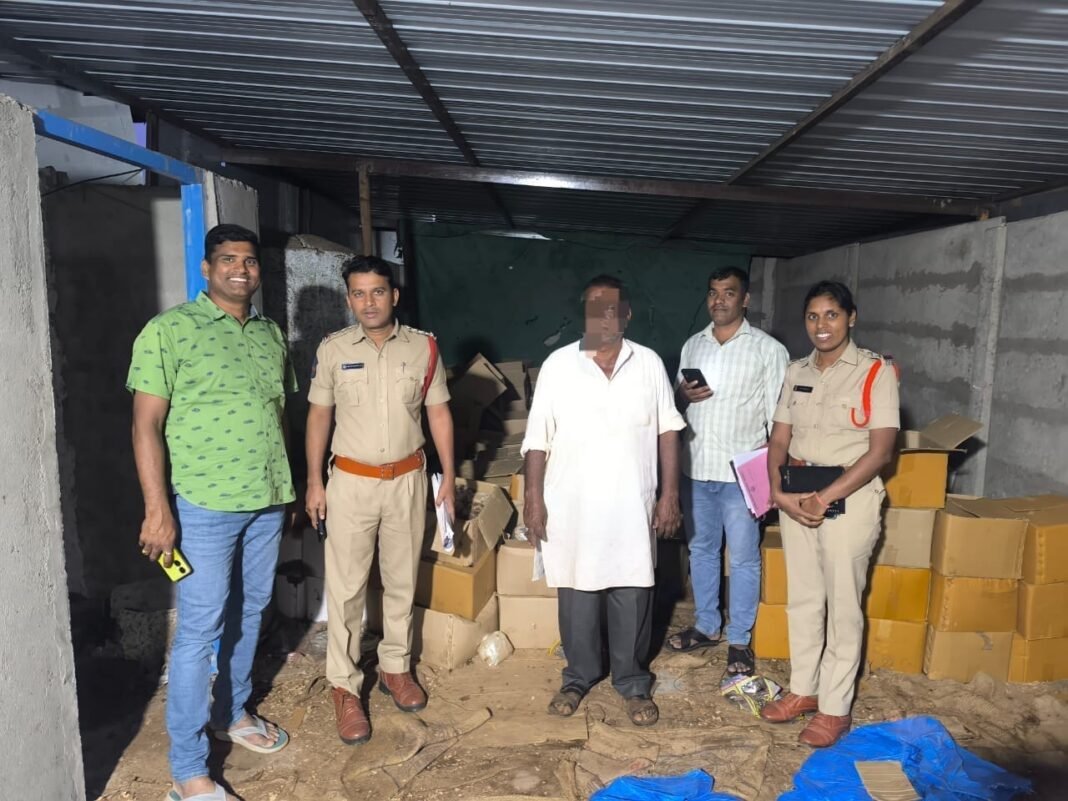 కల్తీ, కుళ్లిపోయిన బెల్లంపై టాస్క్ఫోర్స్ దాడి – 7,500 కిలోల బెల్లం స్వాధీనం
