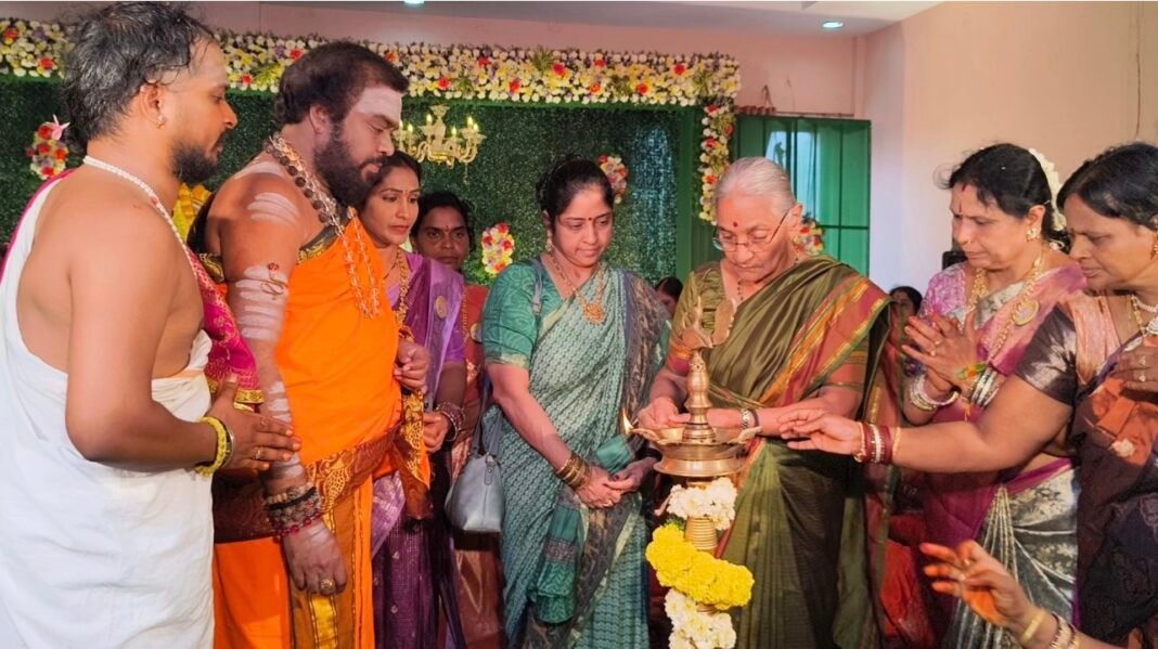 భువనగిరి మండలం రాయగిరి లో 600 మంది మహిళలచే మహాశక్తి మణిద్వీప మహా క్షేత్రం పూజా కార్యక్రమాలు
