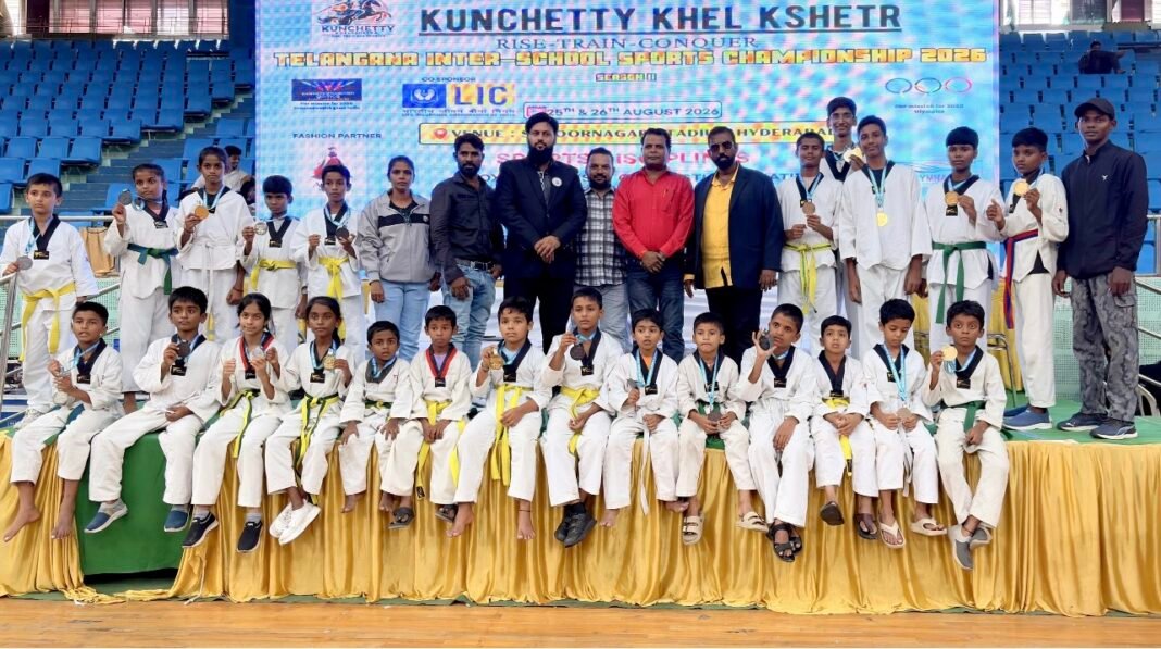 రాష్ట్ర తైక్వాండో క్రీడలలో యాదాద్రి భువనగిరి జిల్లా క్రీడాకారుల ప్రతిభ