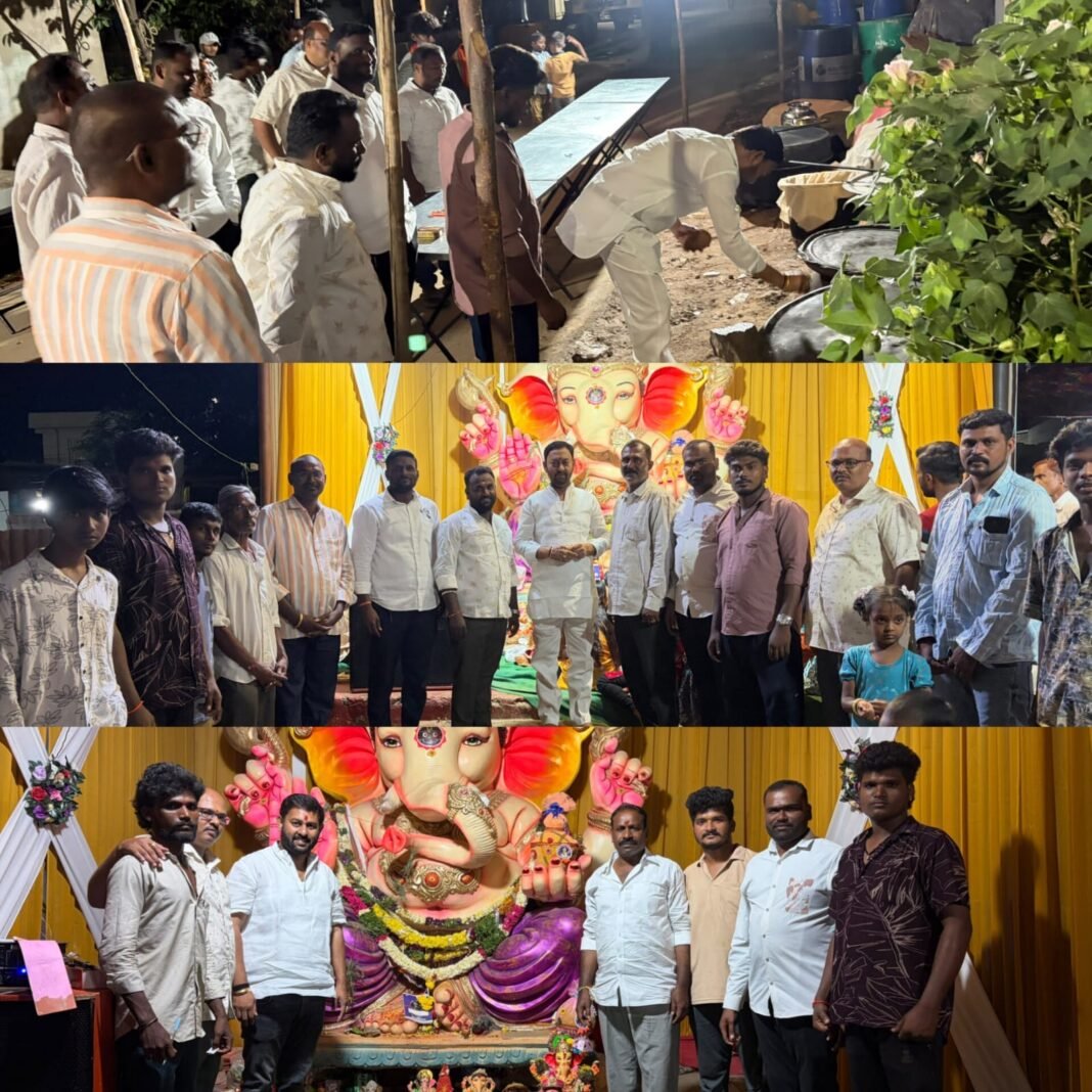 చెంగిచర్ల గాంధీనగర్ కాలనీలో ఘనంగా శ్రీ వినాయక స్వామి అన్నదాన కార్యక్రమం