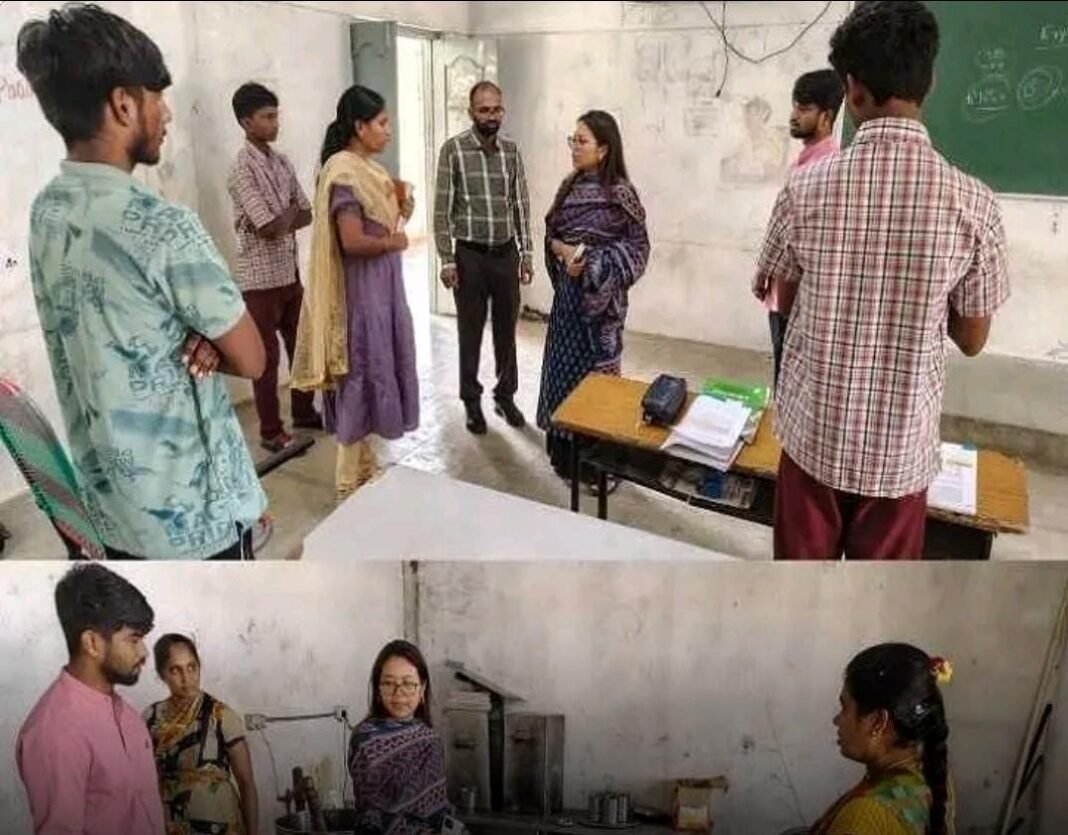 గురుకులంలో సబ్ కలెక్టర్ తనిఖీ
