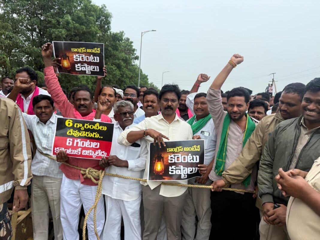 దామరచర్ల YTPSను సందర్శించిన బీఆర్ఎస్ రాష్ట్ర నాయకులు నలగాటి ప్రసన్న రాజ్