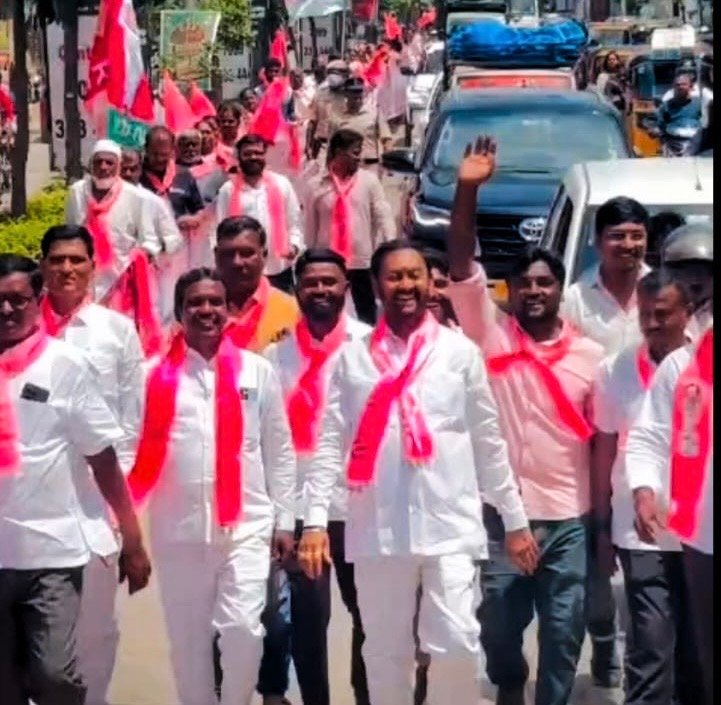 కాంగ్రెస్ 1000 రోజుల పాలనపై బీఆర్ఎస్ నిరసన