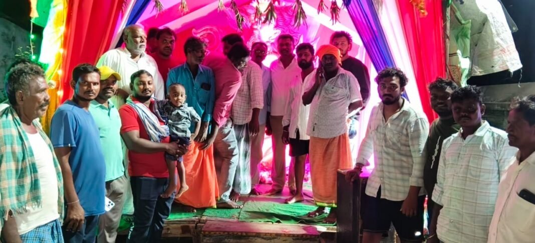 వినాయకుడిని దర్శించుకుని అన్నదాన కార్యక్రమంలో పాల్గొన్న రాచకొండ జానకిరాములు గౌడ్