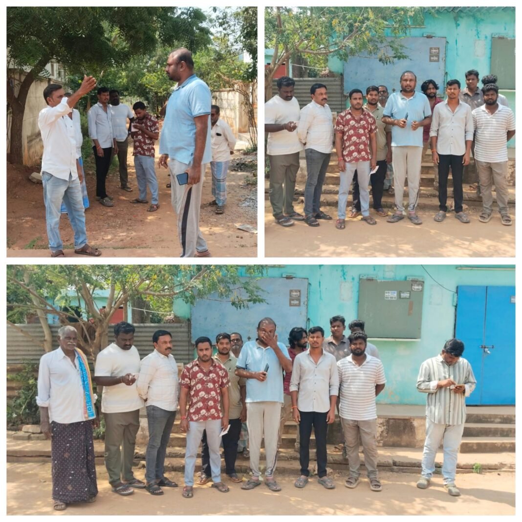 శ్యామసుందరపురం కాలనీ సీసీ రోడ్లకు నల్లపరెడ్డి వినోద్ కుమార్ రెడ్డి కృషి