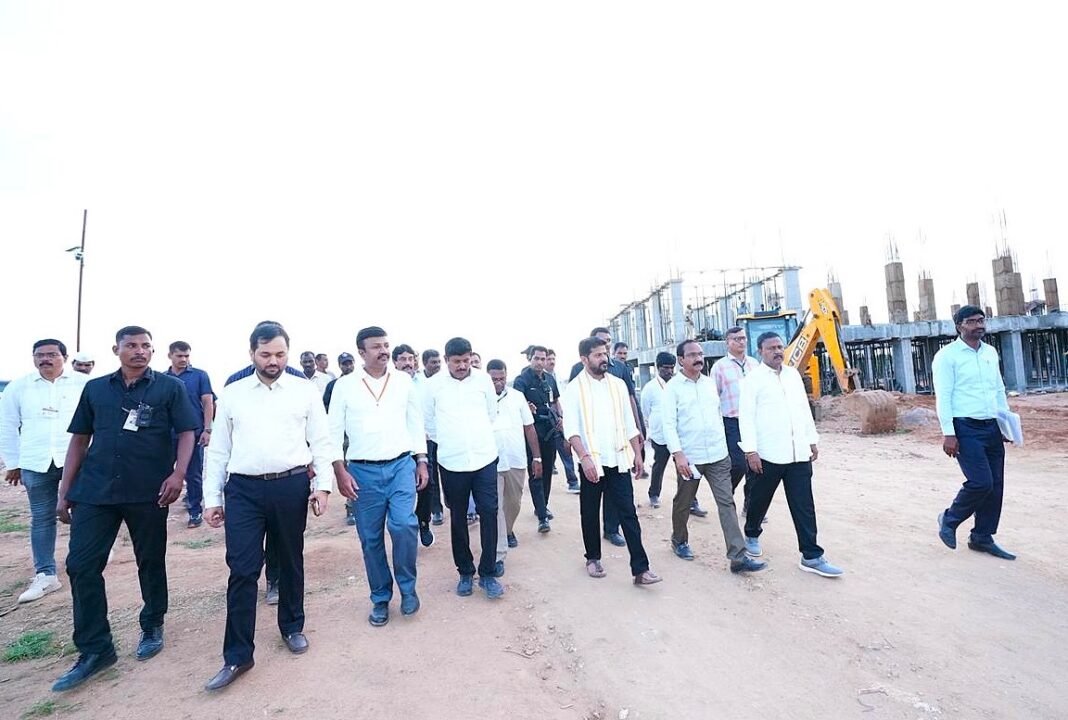 హకీంపేట్ ఎడ్యుకేషన్ హబ్ పనుల పురోగతిని పరిశీలించిన ముఖ్యమంత్రి