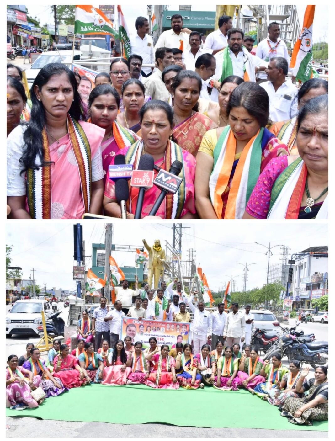 రాహుల్ గాంధీ గారిపై పెట్టిన అక్రమ కేసులను వెంటనే ఎత్తివేయాలి నీలం పద్మ వెంకటస్వామి
