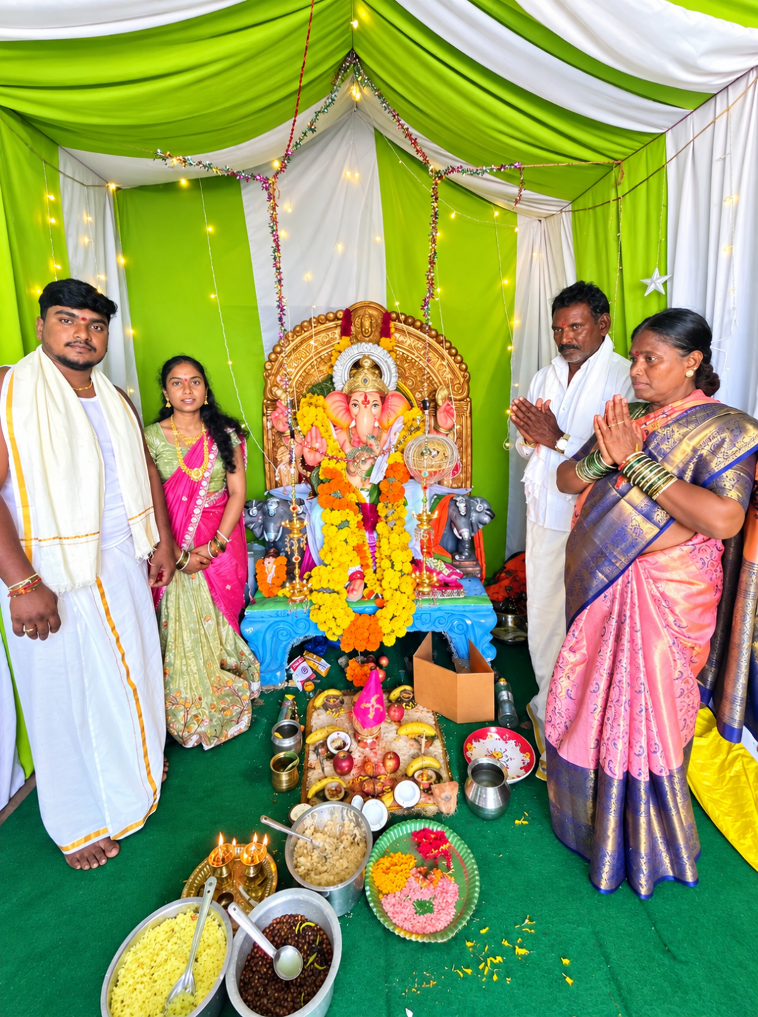 మల్లపురాజుపల్లిలో ఘనంగా గణేష్ నవరాత్రి ఉత్సవాలు