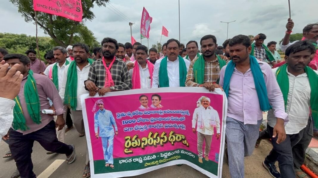 ఎస్సారెస్పీకి నీళ్లు విడుదల చేయాలి – మాజీ మంత్రి ఎర్రబెల్లి దయాకర్ రావు