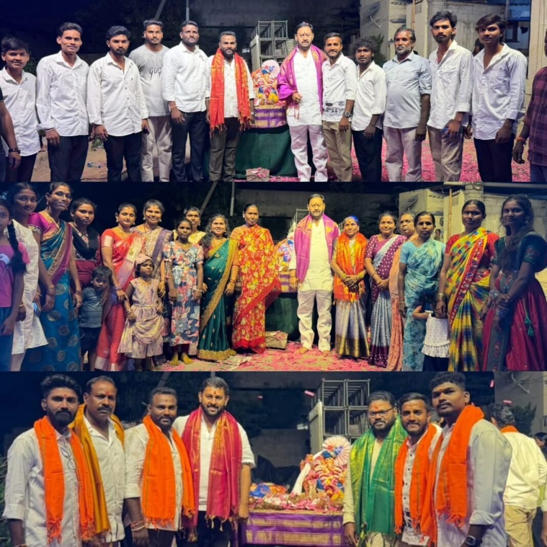 చెంగిచెర్ల గాంధీనగర్ కాలనీలో ఘనంగా వినాయక చవితి వేడుకలు