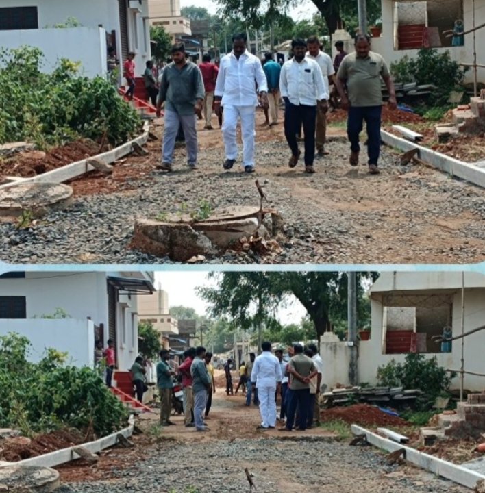 పనులు నాణ్యత తో పాటు వేగంగా పూర్తి చేయాలి – వికారాబాద్ మునిసిపల్ వైస్ చైర్మన్ సుధాకర్ రెడ్డి